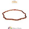 Collana in Ambra Baltica cognac - Adulto