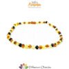 Collana in Ambra Baltica multicolor lucida – Adulto