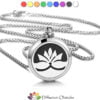 Collana con ciondolo per Aromaterapia - Fiore di Loto