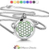 Collana con ciondolo per Aromaterapia - Fiore della Vita