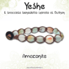 Yeshe - Bracciale benedetto ispirato al Buthan - Amazonite