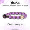 Yeshe - Bracciale benedetto ispirato al Buthan - Giada Lavanda