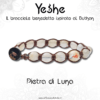 Yeshe - Bracciale benedetto ispirato al Buthan - Pietra di Luna